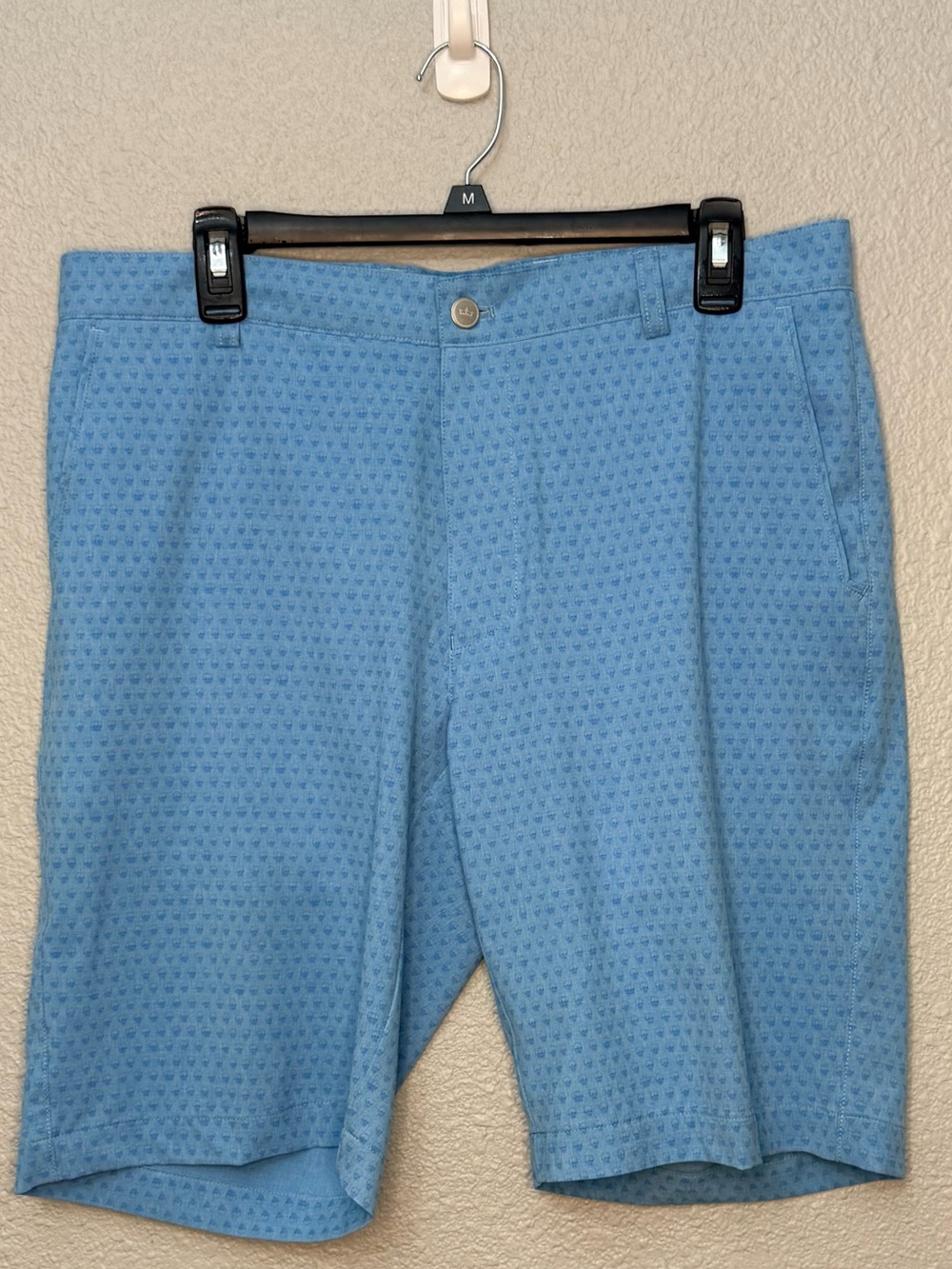 Peter Millar | Beta Blue Skulls Salem Performance Golf Shorts | Waist 33”